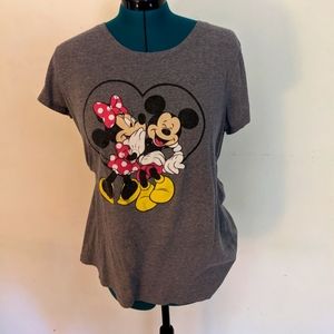 Disney Mickey and Minnie Short Sleeve Tshirt
